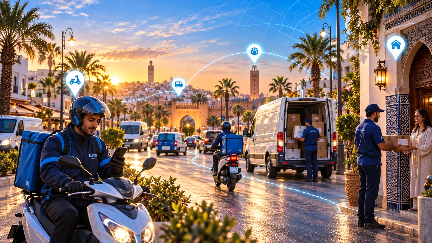 GPS pour coursiers et livreurs