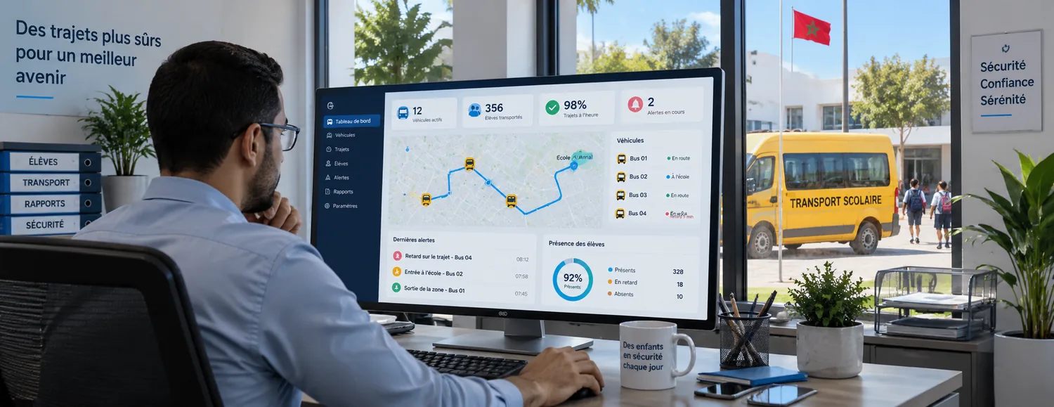 Dashboard de supervision GPS RAQIB